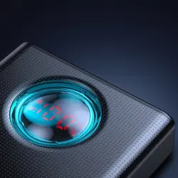 پاوربانک ۳۰۰۰۰ فست شارژ بیسوس ۶۵ وات Baseus Amblight Digital Display QuickCharge PowerBank 65W 30000mAh