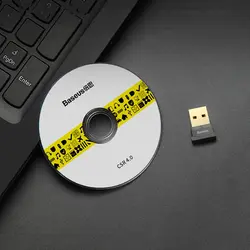 دانگل بلوتوث USB ورژن 4.0 بیسوس Baseus Wireless Adaptors For Computers CCALL-BT01