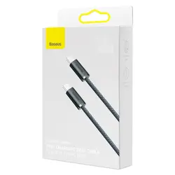 کابل تایپ‌سی به تایپ‌سی 100 وات 2 متر بیسوس Baseus CALD000316 Dynamic Series Type-C to Type-C 100W Fast Charging Data Cable 2M