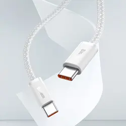 کابل تایپ‌سی به تایپ‌سی 100 وات 2 متر بیسوس Baseus CALD000316 Dynamic Series Type-C to Type-C 100W Fast Charging Data Cable 2M
