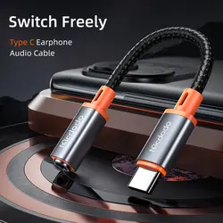 کابل تبدیل تایپ سی به جک 3.5 میلیمتری Aux مک دودو CA-7561 Lite McDoDo Audio Cable Type-C To DC 3.5