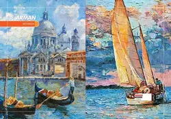 دفتر 50 برگ خط دار جلد طلقی کلاسیک