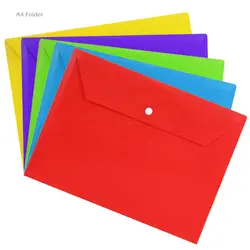 بسته 5 عددی پوشه دکمه دار A4