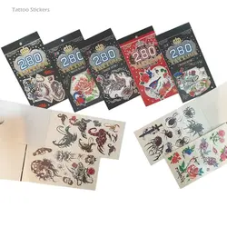 برچسب تاتو دفترچه ای