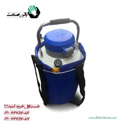 تانک ازت 3 لیتری دو درب سفید
