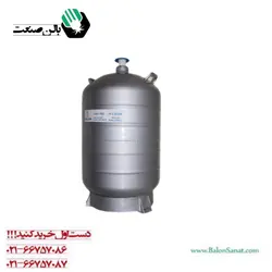 فلاسک نیتروژن yds نقره ای 50 لیتری دهانه 5 سانت بهمراه کانیستر