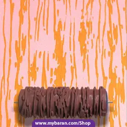 رول غلطک طرح دار GR-20 با طرح چوب
