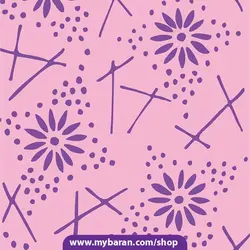 قیمت و خرید غلطک طرح دار طرح گل بابونه GR-86