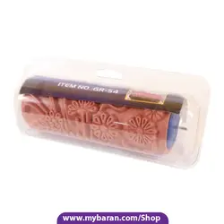 رول غلطک طرح دار GR-54 ، دسته گل هخامنشی و لوتوس (نیلوفر آبی)
