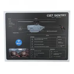 هلیکوپتر کنترلی براشلس C127 با دوربین و سنسور اپتیکال