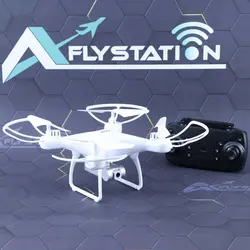 کوادکوپتر دوربین دار f82 با ارسال زنده تصویر - رنگ سفید