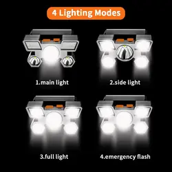 هدلامپ کوهنوردی 5 لامپه مدل XY501