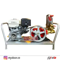 سمپاش مرکزی 13 اسب هوندا اصلی و پمپ 120 بار دیاموند