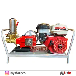 سمپاش مرکزی 13 اسب هوندا اصلی و پمپ 120 بار دیاموند