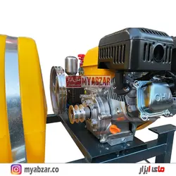سمپاش 100 لیتری راتو با پمپ 45 بار طرح رینو (موتور گیربکس دار)
