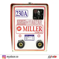 ترانس جوش میلر 230A (دارای کابل,انبر اتصال و انبر جوش)