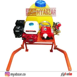 سمپاش 100 لیتری موتور هوندا GX200 اصلی با پمپ 45 بار طرح وولی