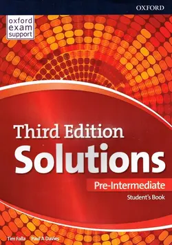کتاب سو لوشن پری اینترمدیت ویرایش سوم Solutions 3rd Pre Intermediate SB+WB+DVD