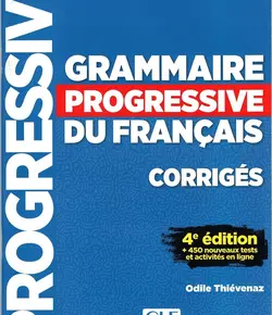 کتاب گرامر پروگرسیو فرانسه Grammaire Progressive Du Francais A2 B1 - Intermediaire - 4ed +Corriges+CD