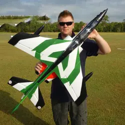 هواپیمای جت کنترلی Alpha jet 70mm ساخت شرکت FMS