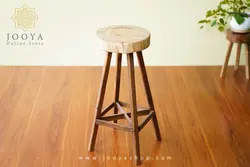 چهارپایه چوبی غروب