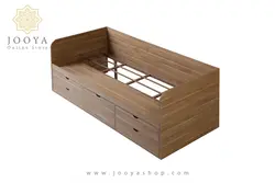 تخت خواب یک نفره کشودار ژیکان مدل BS 903