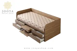 تخت خواب یک نفره کشودار ژیکان مدل BS 903