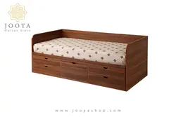 تخت خواب یک نفره کشودار ژیکان مدل BS 903