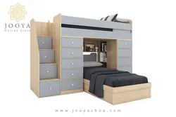 تخت خواب دو طبقه پسرانه آدنیس مدل BT710