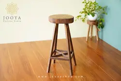 چهارپایه چوبی بلوط