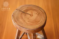 چهارپایه چوبی آماتا