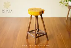 چهارپایه چوبی گزل