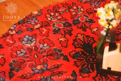 رومیزی مخمل گرد گلیم