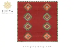 رومیزی مخمل مربع طرح گبه