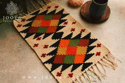 گلیم دست بافت رومیزی آزورا