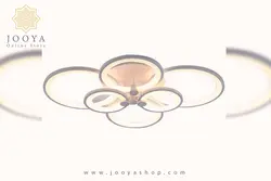 لوستر سقفی 6 حلقه پلکسی تابا مدل S-W6