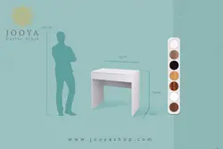 میز آرایش ساده و کوچک با آینه مخفی آروسا مدل TM 128