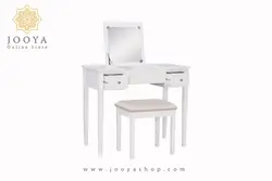 میز آرایشی آینه مخفی ساده عروس چوبی شارونل مدل TM 168