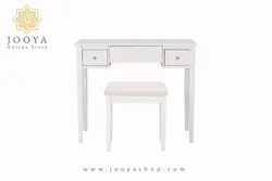 میز آرایشی آینه مخفی ساده عروس چوبی شارونل مدل TM 168
