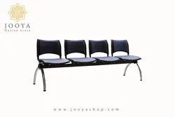 نیمکت انتظار اسمارت با تشک پایه کروم سه نفره کد P823