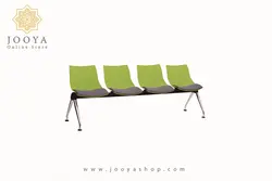 نیمکت انتظار شل با تشک پایه کروم پنج نفره کد P835