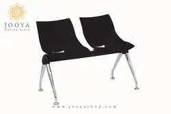 نیمکت انتظار شل پایه کروم دو نفره کد N832