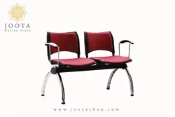 نیمکت انتظار اسمارت دسته دار با تشک پایه کروم چهار نفره P824G