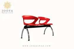 نیمکت انتظار کیکا با پایه کروم دو نفره کد N852