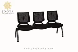 نیمکت انتظار وینر دو، بدون دسته پایه کروم چهار نفره کد P224