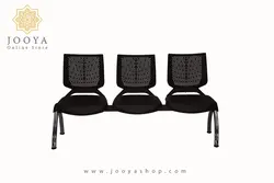 نیمکت انتظار وینر دو، بدون دسته پایه کروم چهار نفره کد P224