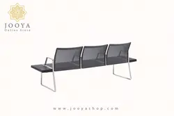 نیمکت ترانزیت کف و پشت فلزی پانچ سه نفره کد N973