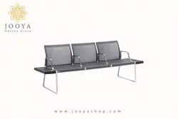 نیمکت ترانزیت کف و پشت فلزی پانچ سه نفره کد N973