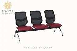 نیمکت انتظار وینر، پشت توری پایه کروم سه نفره W231