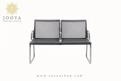 نیمکت ترانزیت کف و پشت فلزی پانچ دو نفره کد N972